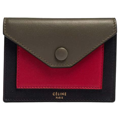 card case celine|Celine card wallet.